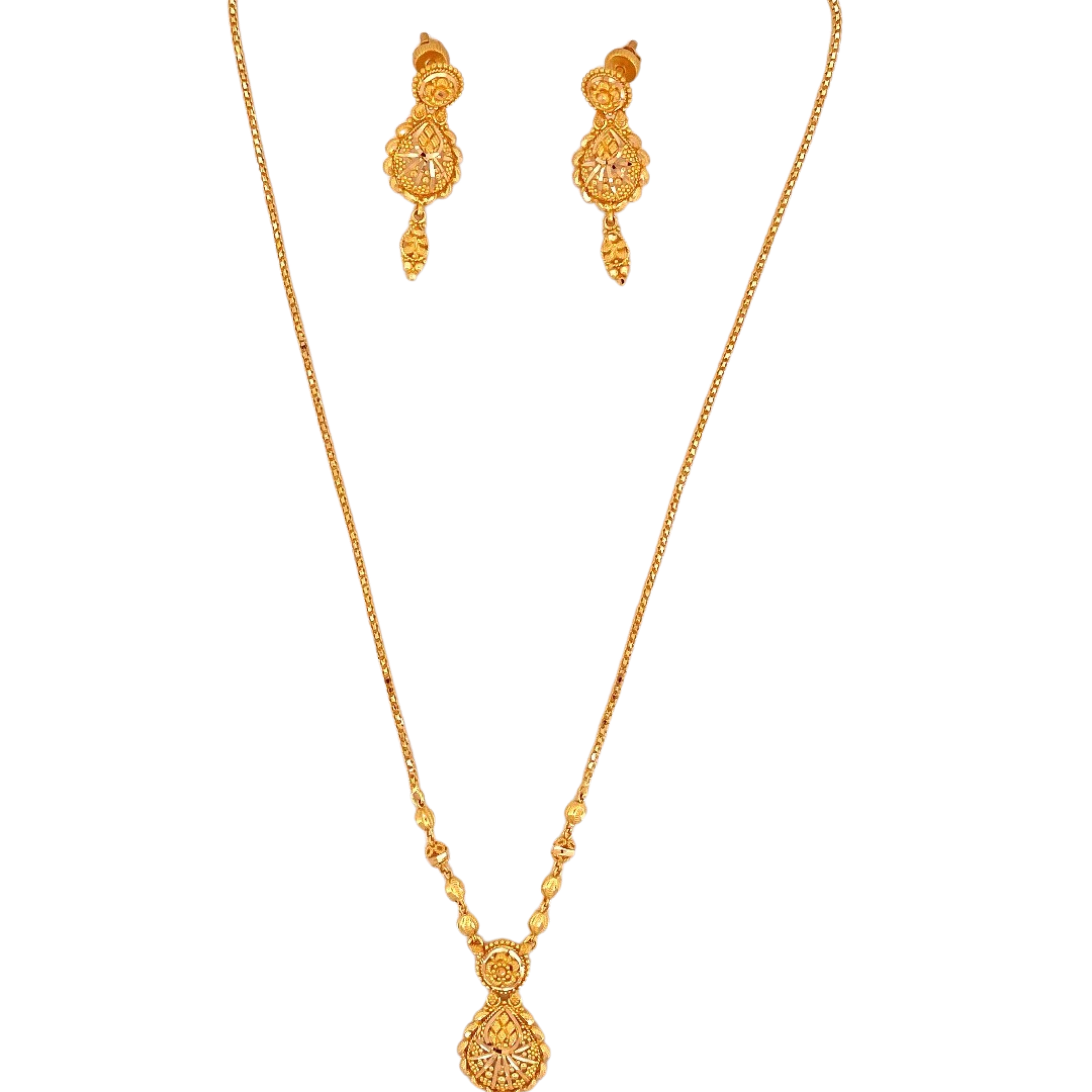 22K Gold Designer Jewellery Set