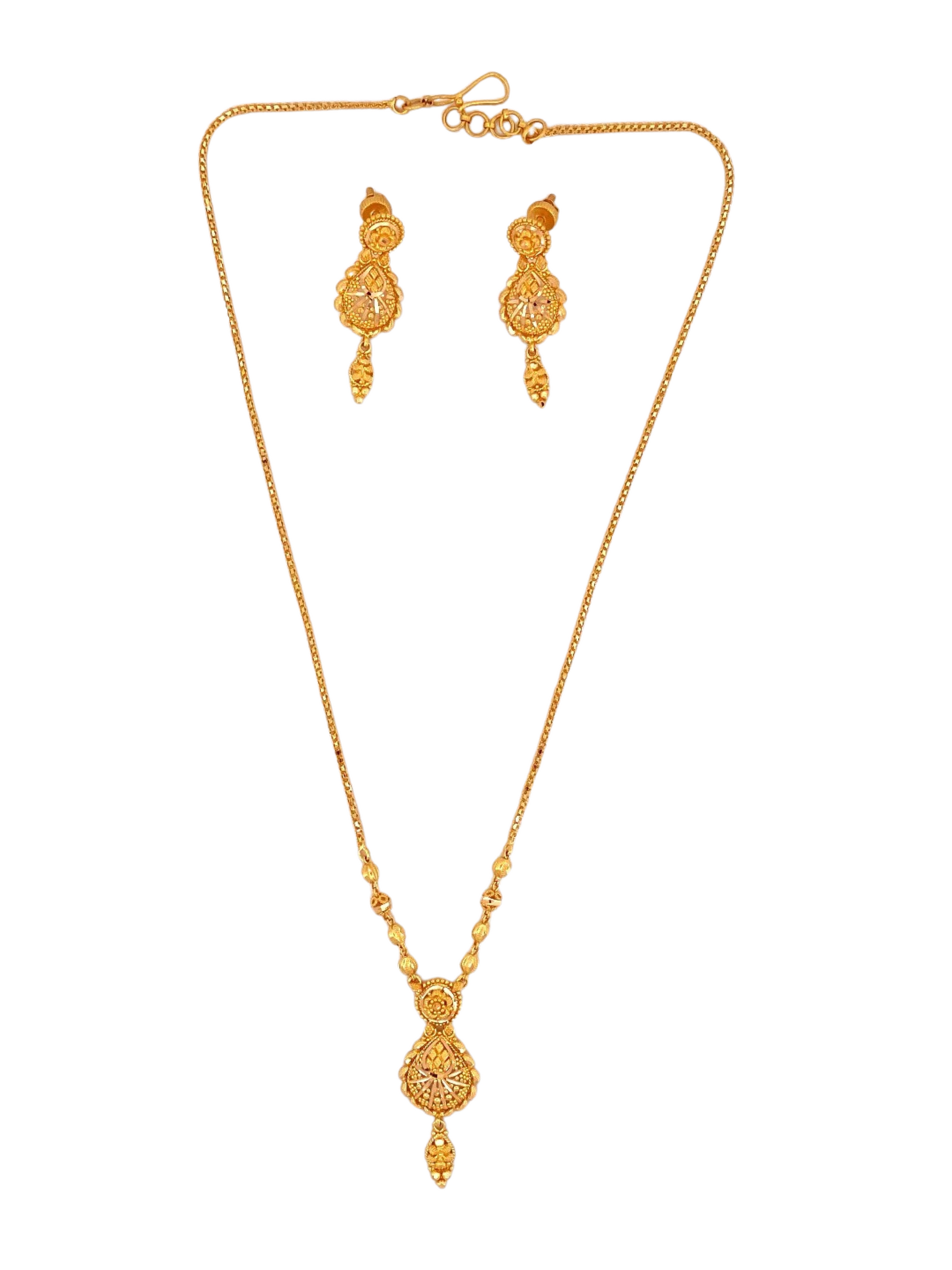 22K Gold Designer Jewellery Set