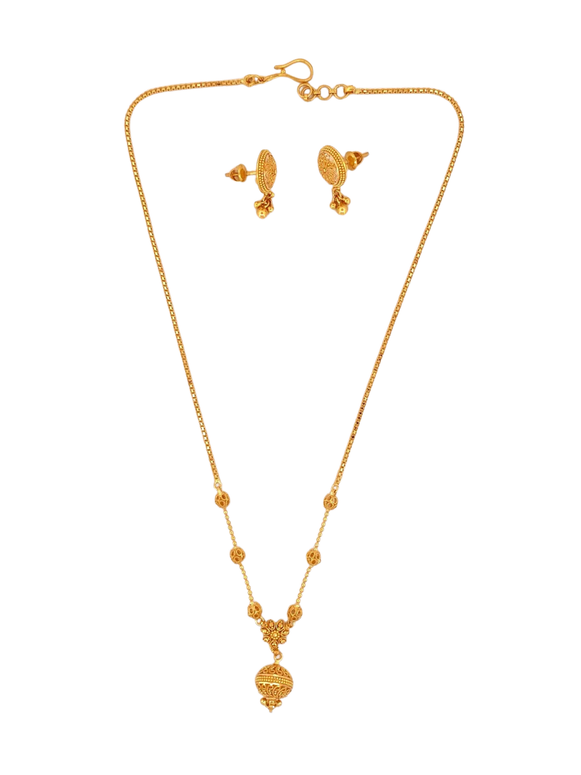 22K Gold Designer Jewellery Set