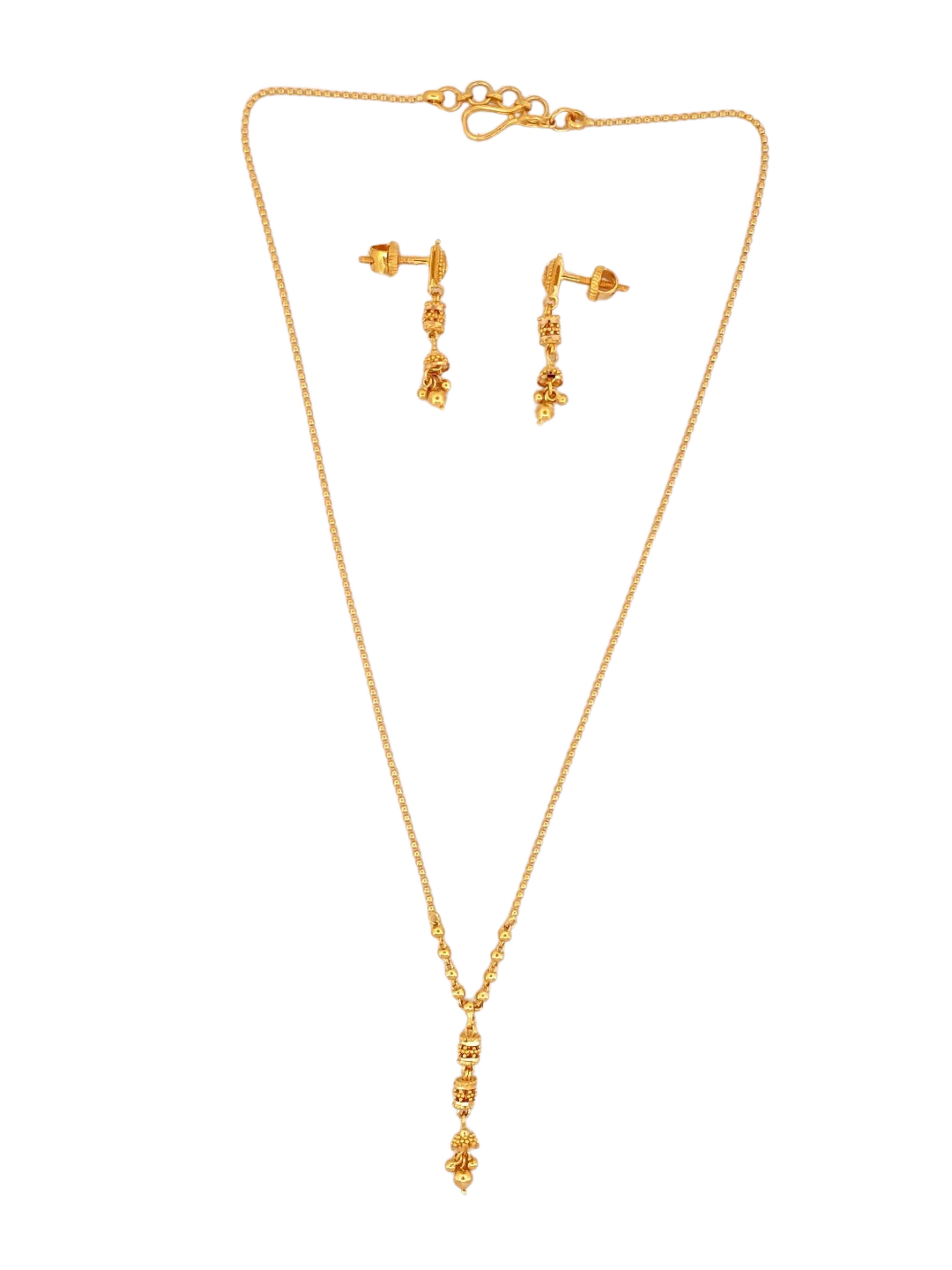 22K Gold Designer Jewellery Set
