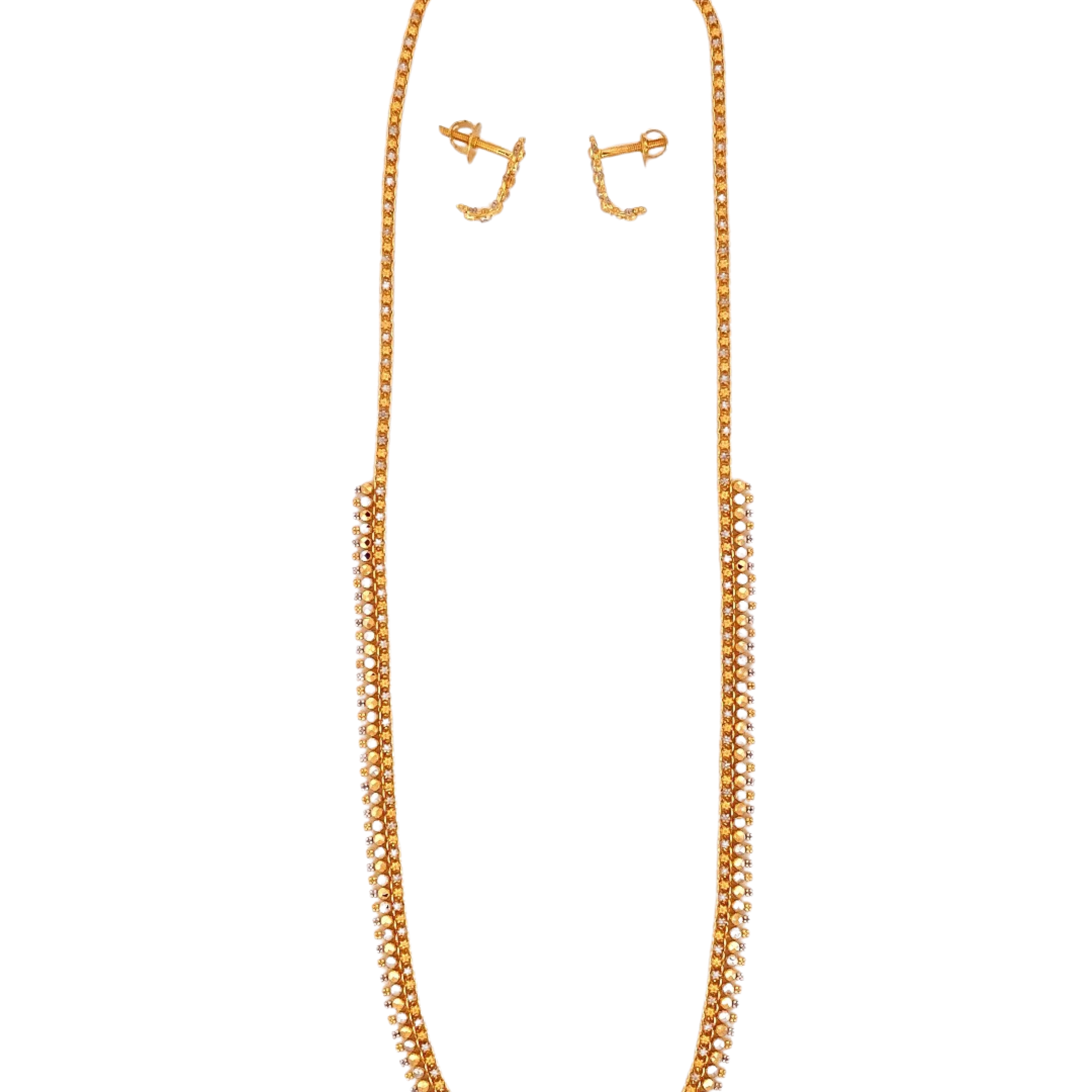 22K Gold Two-tone Designer Jewellery Set