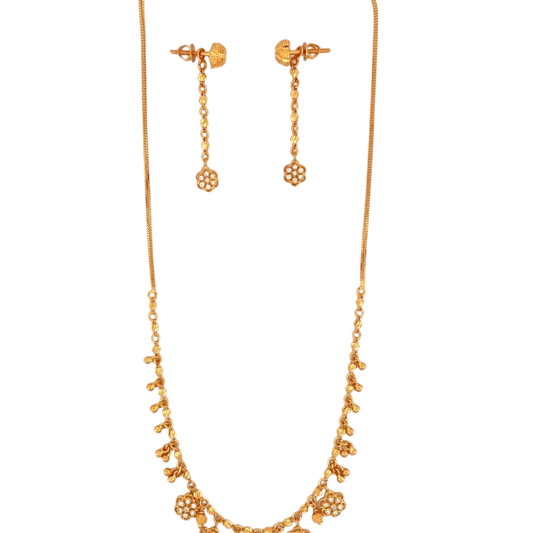 22K Gold Designer Jewellery Set