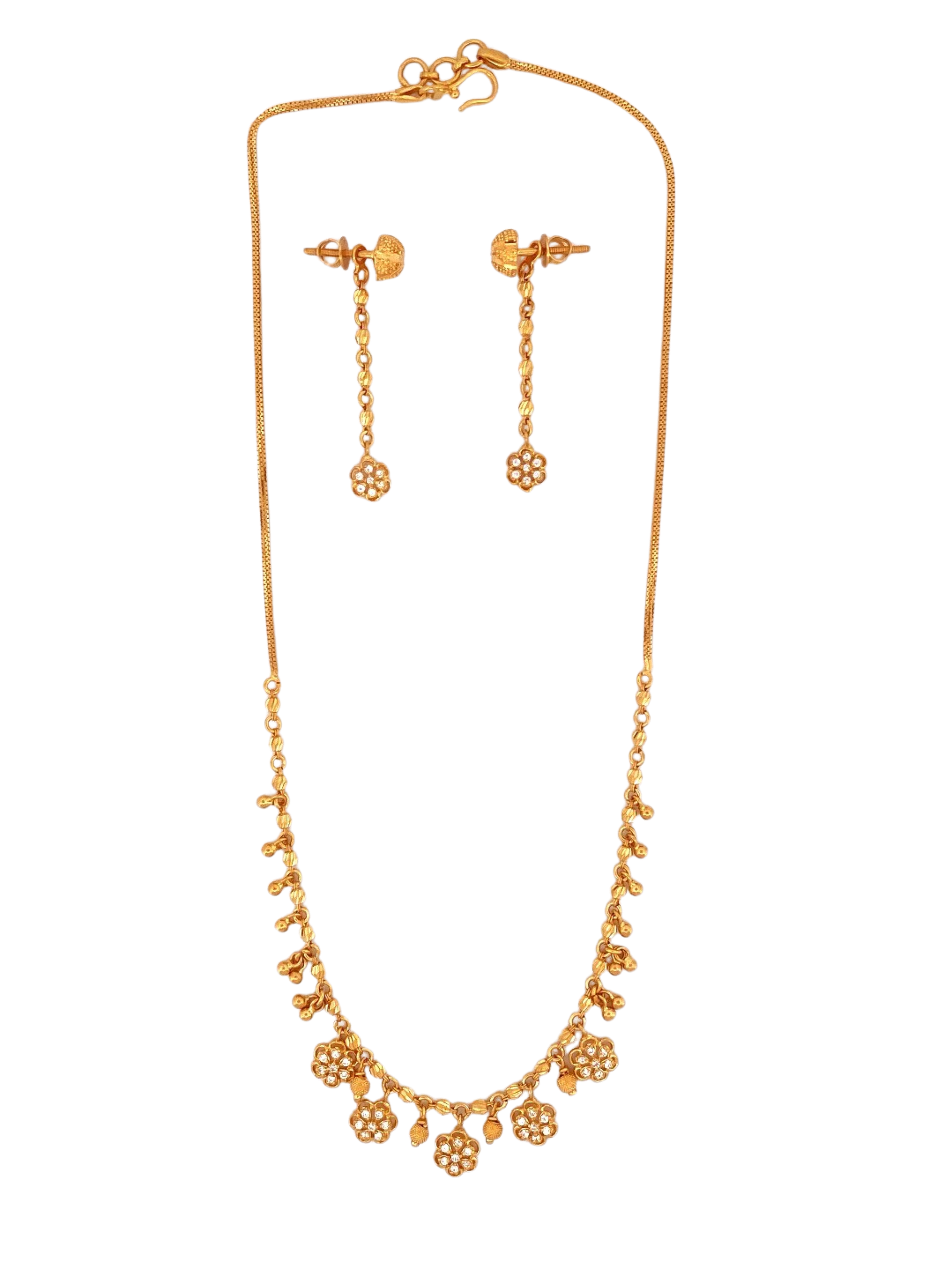 22K Gold Designer Jewellery Set