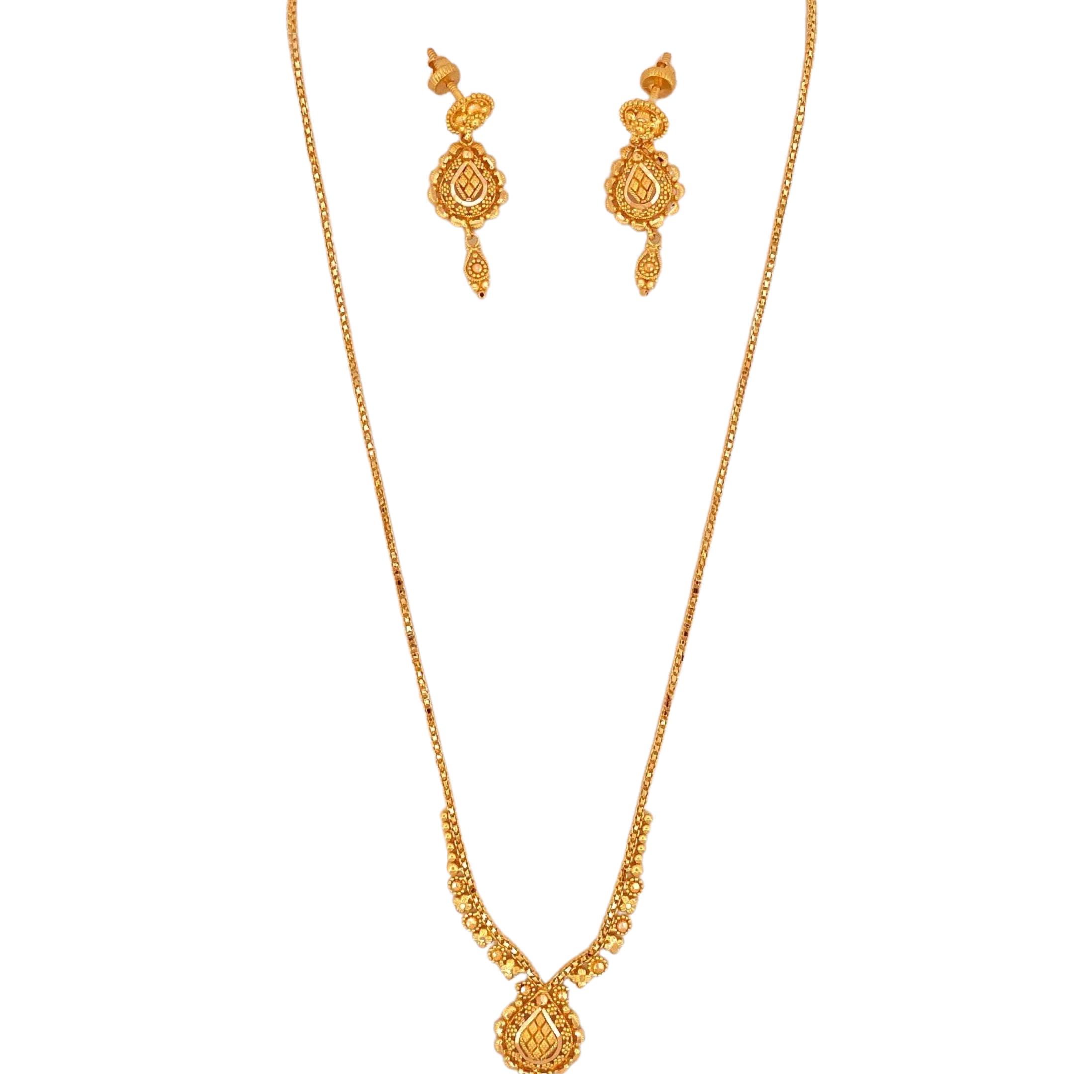 22K Gold Designer Jewellery Set