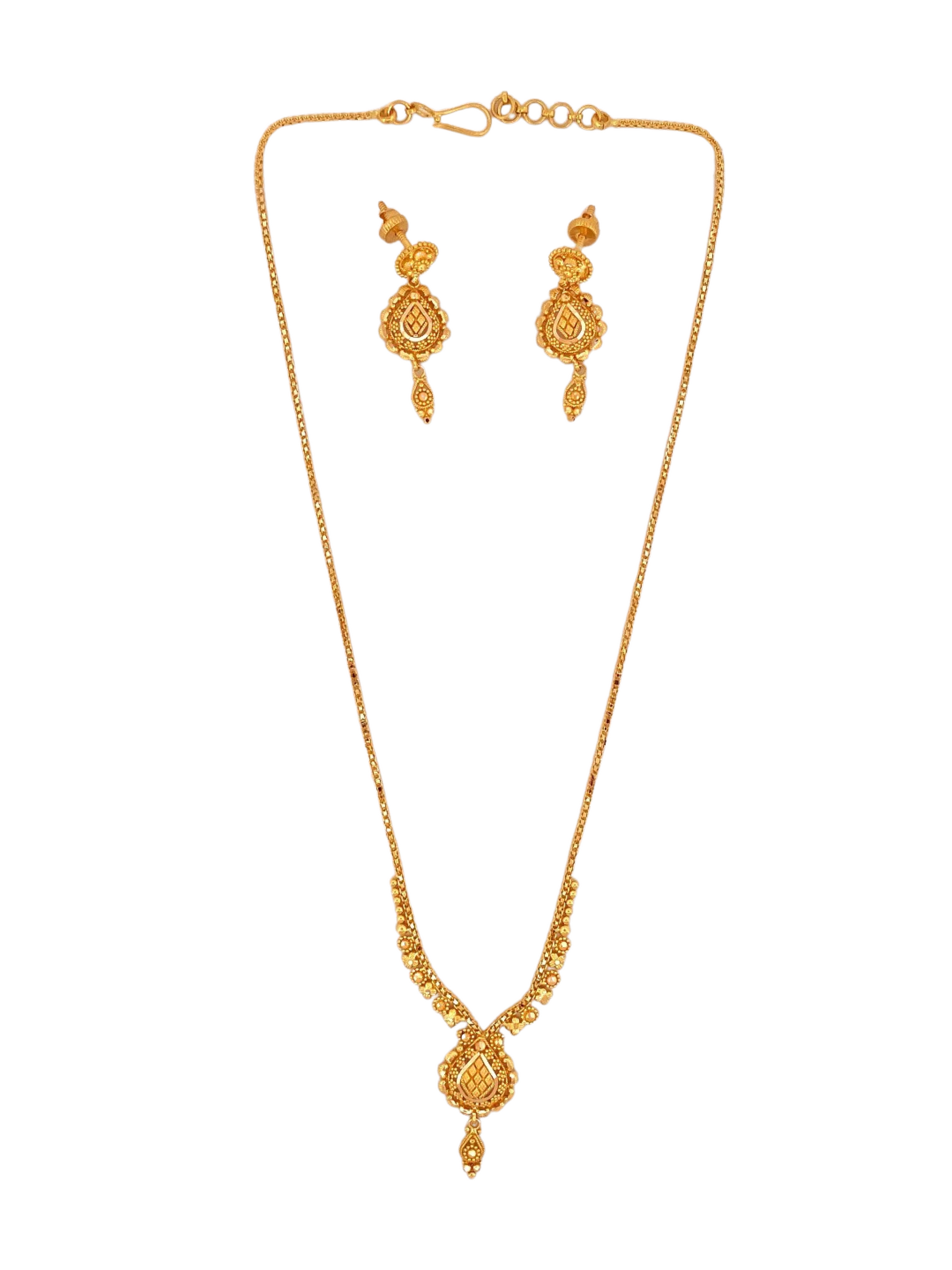 22K Gold Designer Jewellery Set