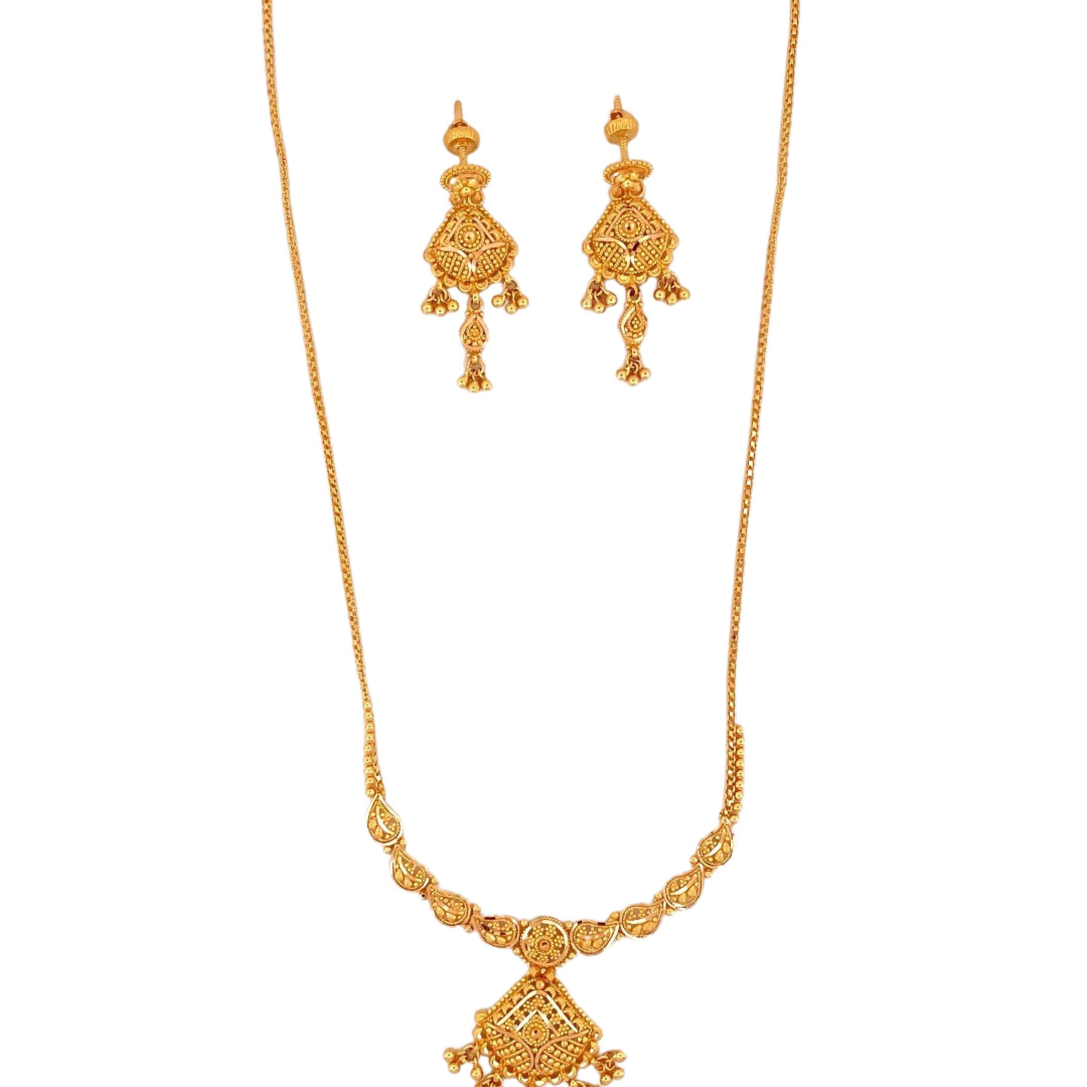 22K Gold Designer Jewellery Set
