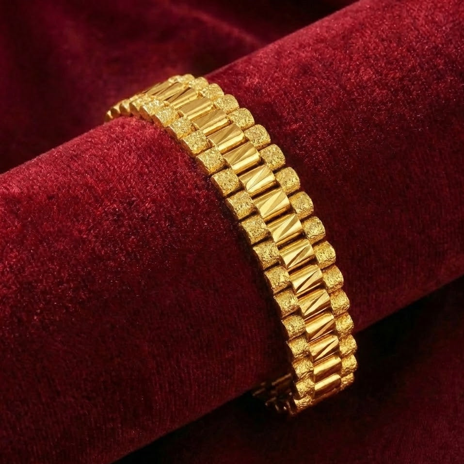 22K Gold Designer Men's Bracelet