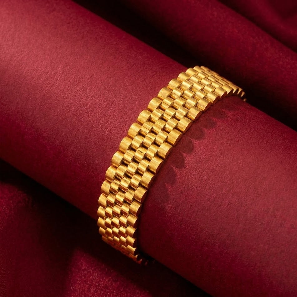 22K Gold Designer Men's Bracelet