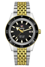 Captain Cook Automatic Stainless Steel Black 42mm - Ashok Jewellers Canada